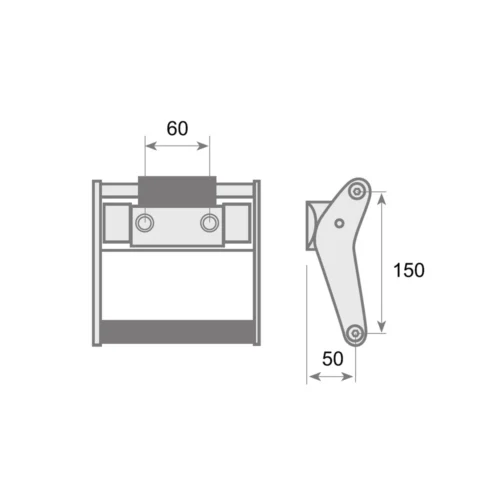 Outer handle 245/17 for sliding door – image 2