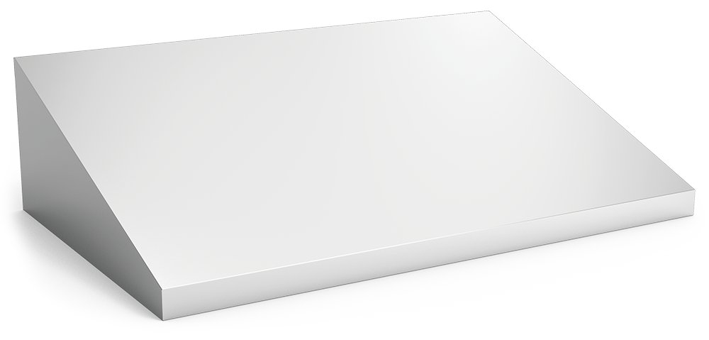 Marquesina para puerta inox Fricosmos 1270x790x347 mm