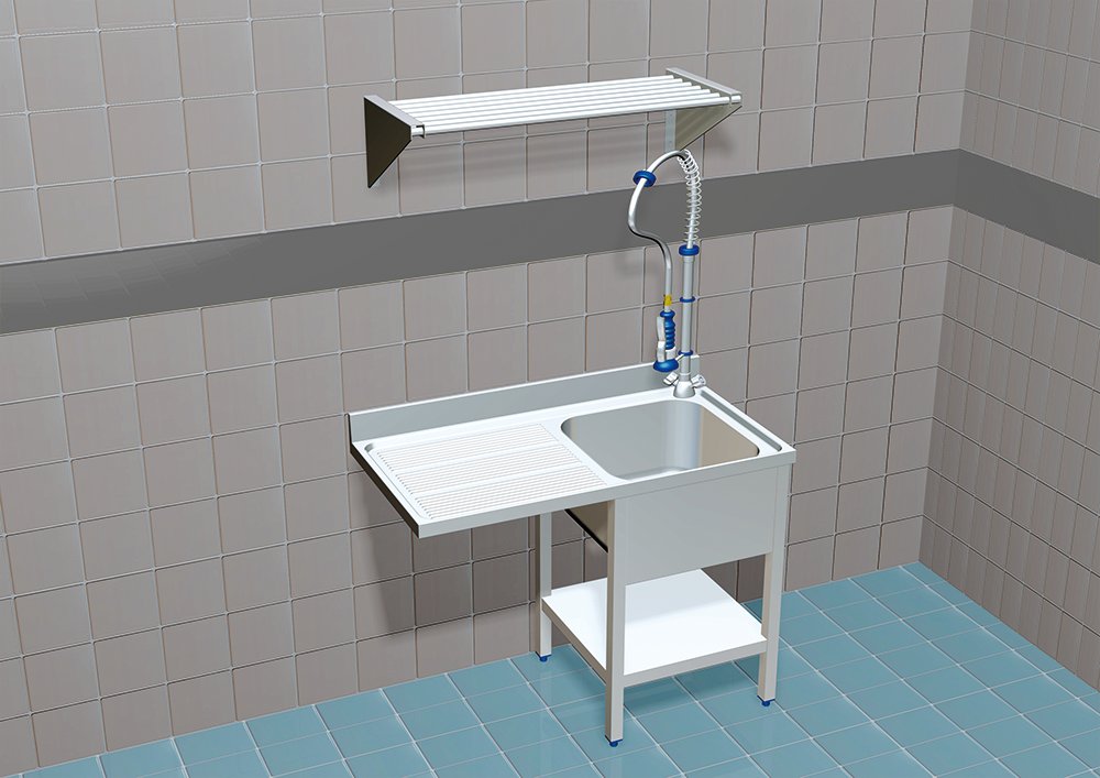 Mástil extra corto para grifo ducha. Lon gitud 210 mm Fricosmos
