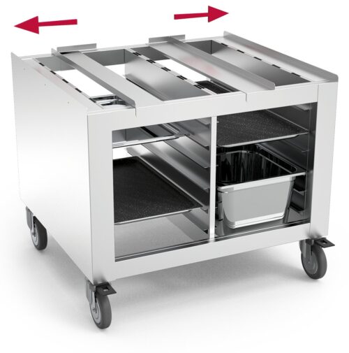 Mesa bastidor para horno Fricosmos 832x750x700 mm