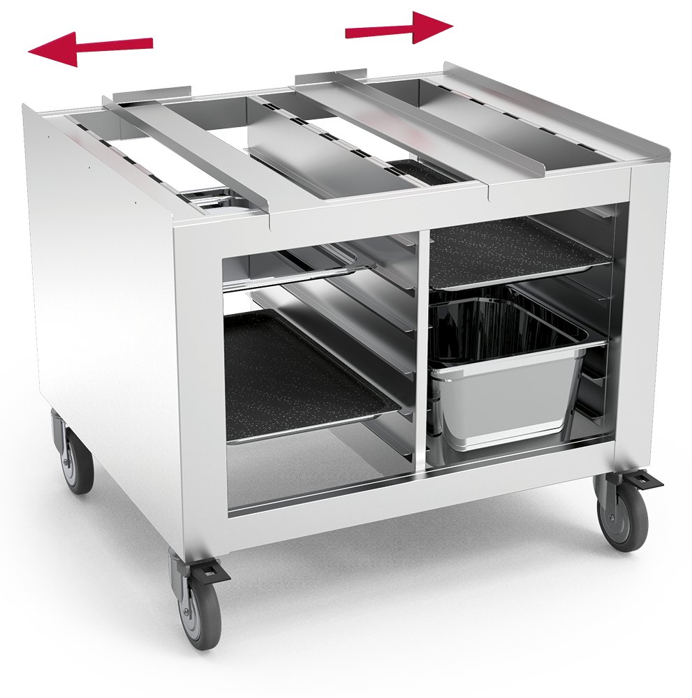 Mesa bastidor para horno Fricosmos 832x750x700 mm