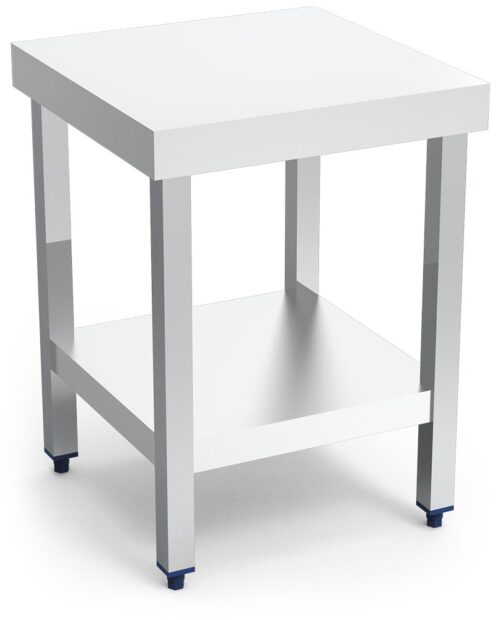 Mesa central con entrepaño especial maquinaria altura reducida Fricosmos 505x505x655 mm