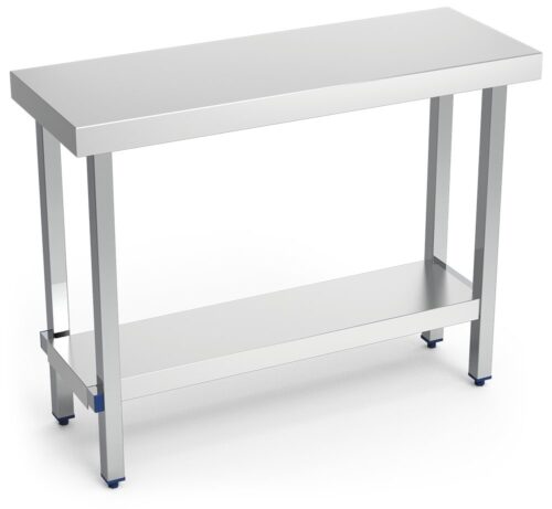 Mesa inox profesional plegable con entrepaño Fricosmos 1100x400x860 mm