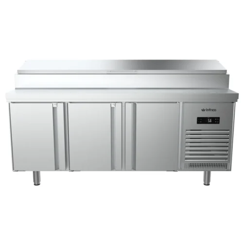 Infrico BMGN 1960 EN refrigerated salad prep counter, another view