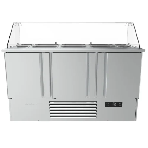 Infrico ME 1003 KB refrigerated saladette, another view