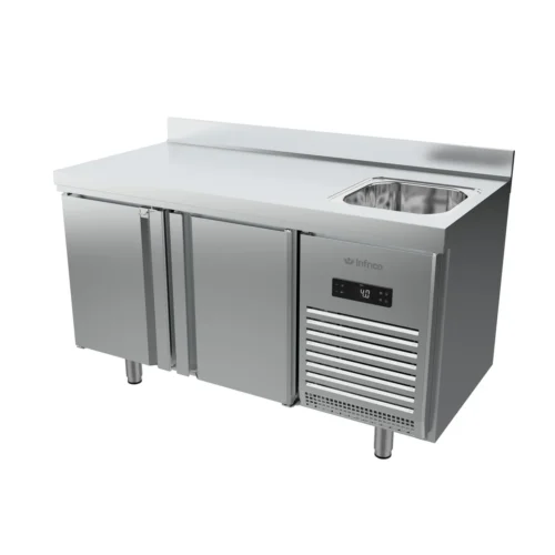 Infrico BMGN 1470 F refrigerated counter with sink