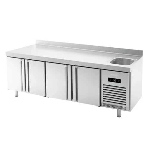 Infrico BMGN 2450 F refrigerated counter with sink