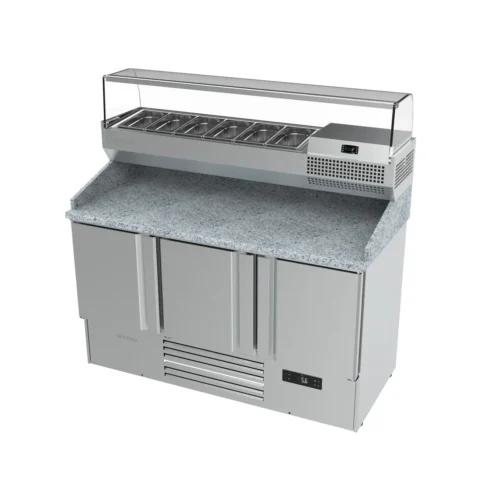 Infrico ME 1003 VIP refrigerated pizza prep counter