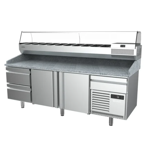 Infrico MP 2300 CN refrigerated pizza prep counter