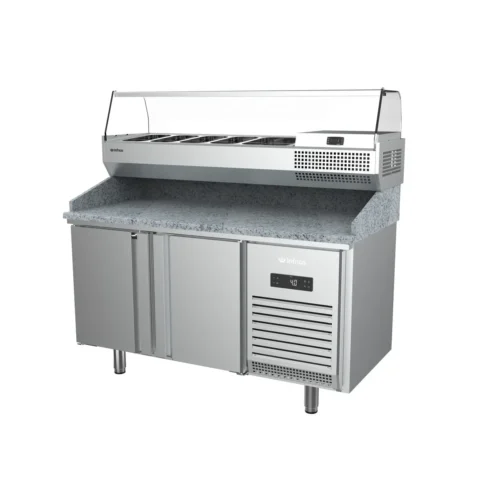 Infrico MPG 1490 refrigerated pizza prep counter