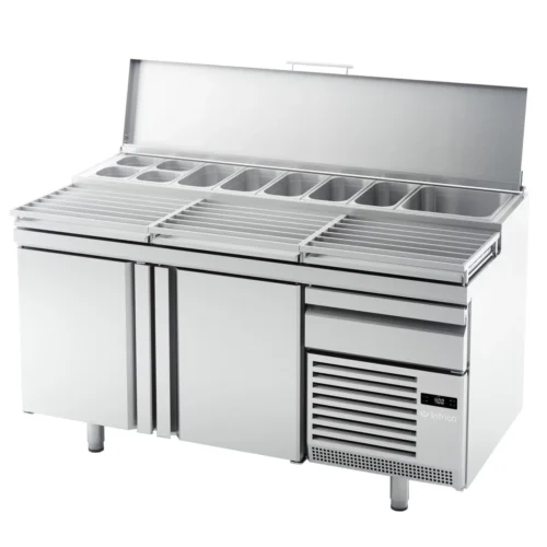 Infrico MPL 1740 refrigerated pizza prep counter