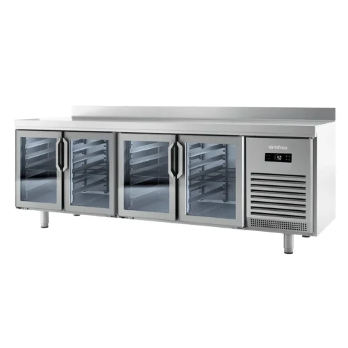 Infrico BMGN 2450 CR glass door refrigerated counter