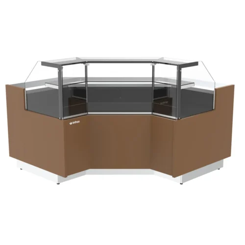 Infrico VMG 90 ACRU refrigerated pastry display corner module, another view
