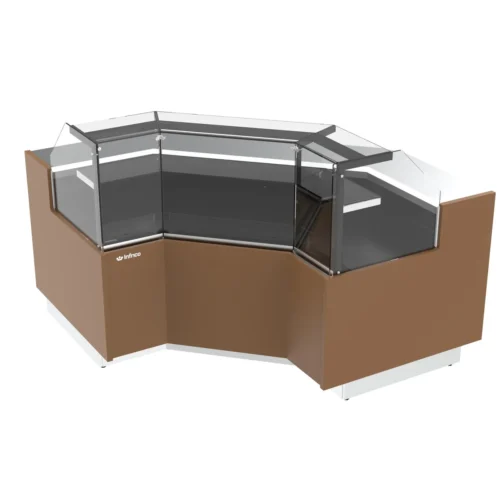 Infrico VMG 90 ACRU refrigerated pastry display corner module