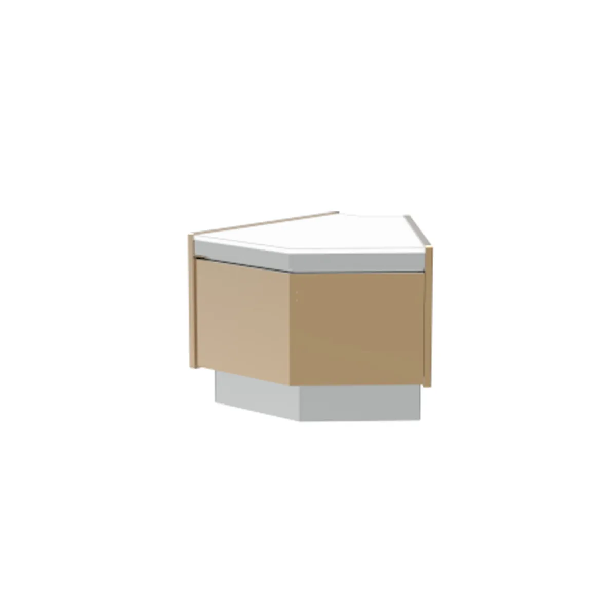 Infrico VLY 45 AAM pastry display corner module