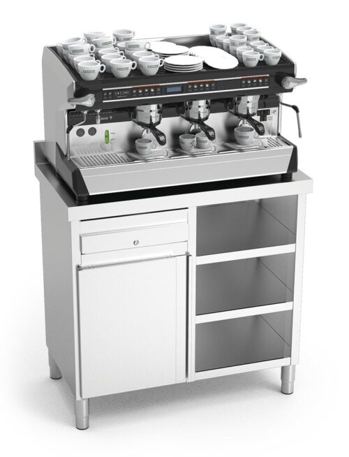 Mueble cafetero inox básico Fricosmos