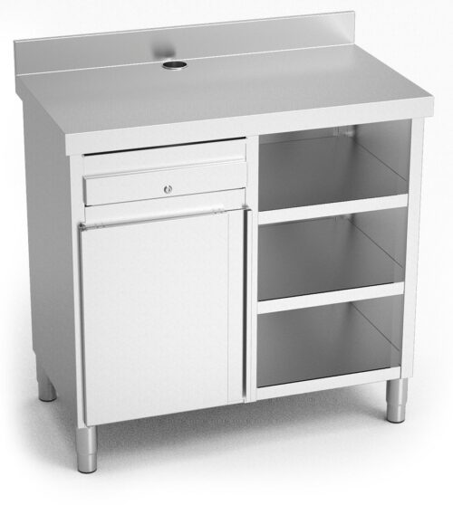 Mueble cafetero inox básico Fricosmos