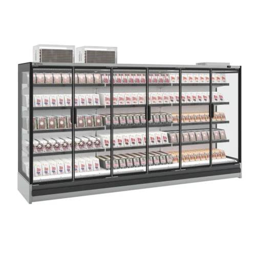 Infrico Detroit MDGU glass door refrigerated multideck