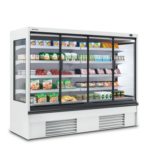 Infrico Rotterdam MLDCP glass door refrigerated multideck