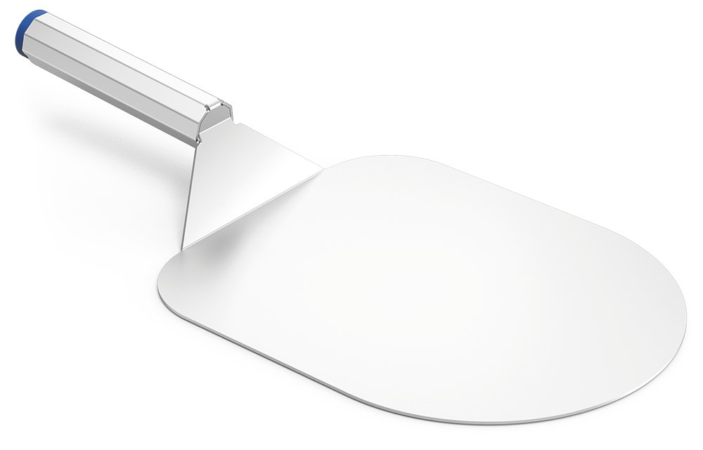Pala lisa para pizza mango corto acero inoxidable Fricosmos