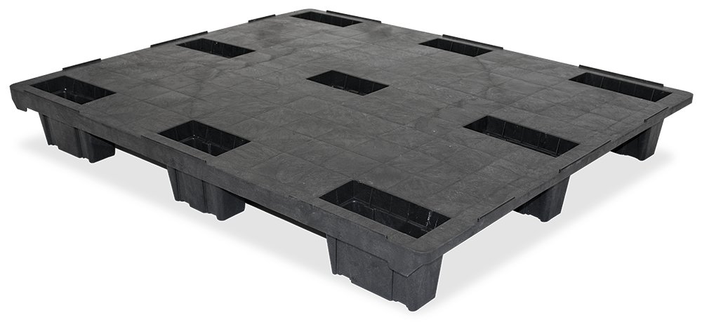 Palet americano de plástico 1200x1000 mm Fricosmos 1200x1000x155 mm