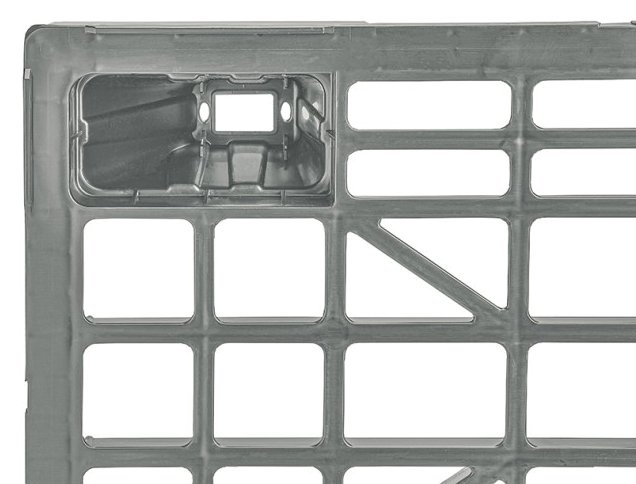 Palet americano encajable enrejado Fricosmos 800x600x135 mm
