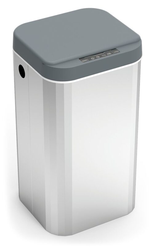 Papelera de acero inoxidable 18 l con tapa automática contactless Fricosmos