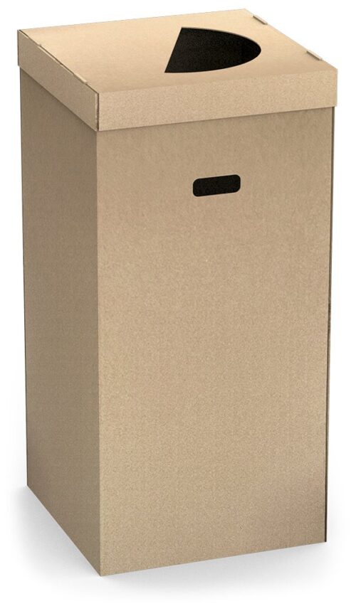 Papelera de cartón para eventos 128 l Fricosmos