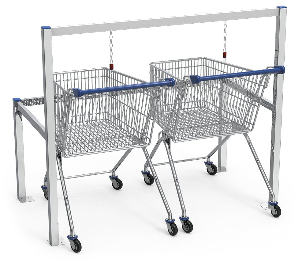Parking doble para carros de la compra Fricosmos
