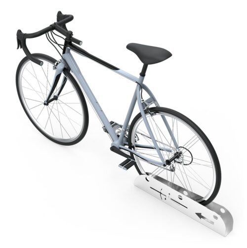 Parking soporte para aparcamiento de bicicletas en acero inoxidable Fricosmos 645x75x130 mm