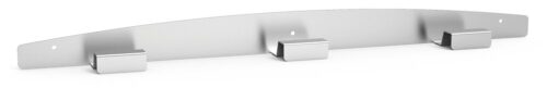 Perchero mural de acero inoxidable Fricosmos 708x55x55 mm