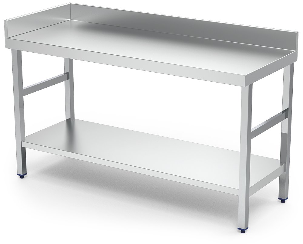 Peto inox lateral reversible para mesas Fricosmos 580x20x120 mm