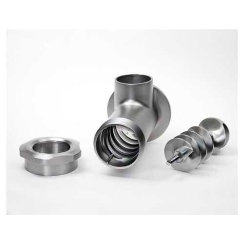 Mouth, ring and worm of a Mainca meat mincer