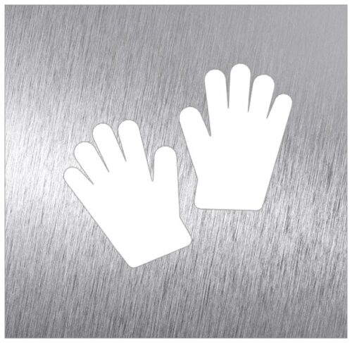 Pictograma inox COVID guantes Fricosmos