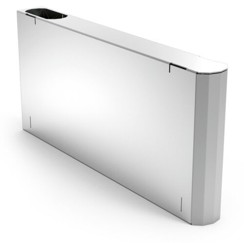 Pie mural para estantería inox Imagine Fricosmos 530x53x210 mm