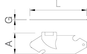 Dibujo técnico: Abrelatas inox Fricosmos