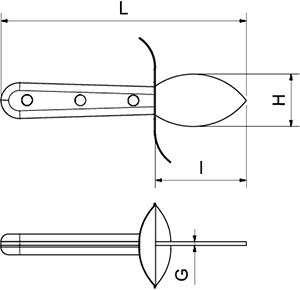 Dibujo técnico: Abreostras manual Fricosmos