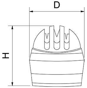 Dibujo técnico: Afilador de cuchillos manual de sobremesa japonés Fricosmos