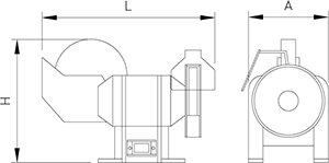 Dibujo técnico: Afilador de cuchillos profesional Fricosmos