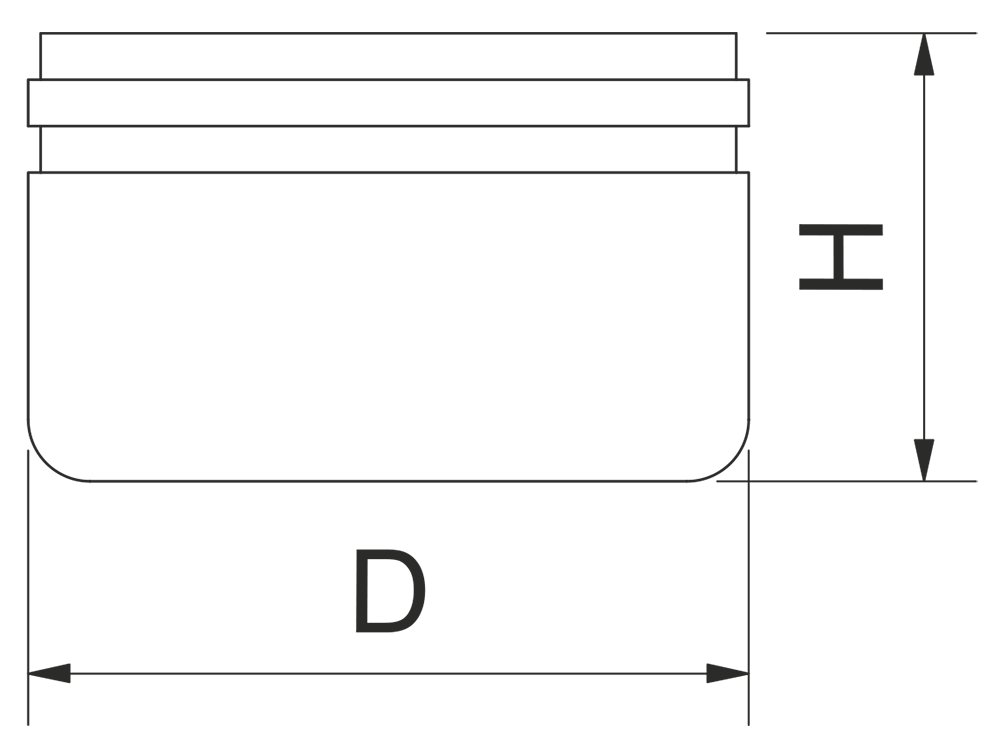 Dibujo técnico: Aireador cromado fijo para grifo (6 lts/min) Fricosmos