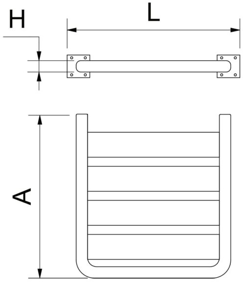 Dibujo técnico: Asiento abatible Fricosmos