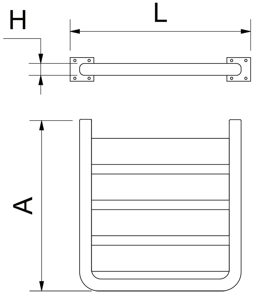 Dibujo técnico: Asiento abatible Fricosmos