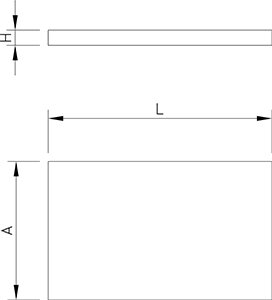 Dibujo técnico: Bandeja de frío GN Cold Plate Fricosmos