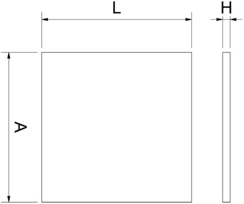 Dibujo técnico: Caja dispensadora de 40 paños de microfibra 300x300 mm Fricosmos