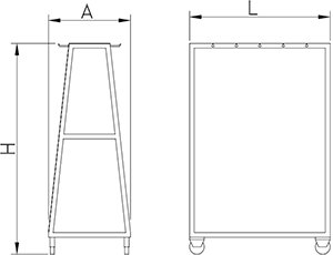 Dibujo técnico: Carro para canales Fricosmos