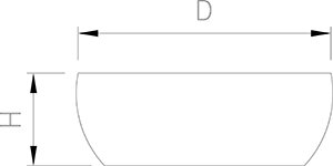 Dibujo técnico: Cuencos Fricosmos