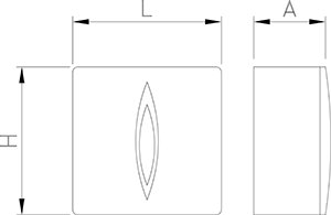 Dibujo técnico: Dispensador de toallas modelo Nube Fricosmos