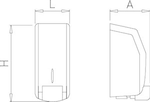 Dibujo técnico: Dosificador de gel espuma Fricosmos