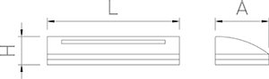 Dibujo técnico: Envasadora al vacío Fricosmos 397x173x115 mm