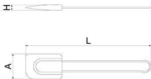 Dibujo técnico: Espátula de silicona y acero inox Fricosmos